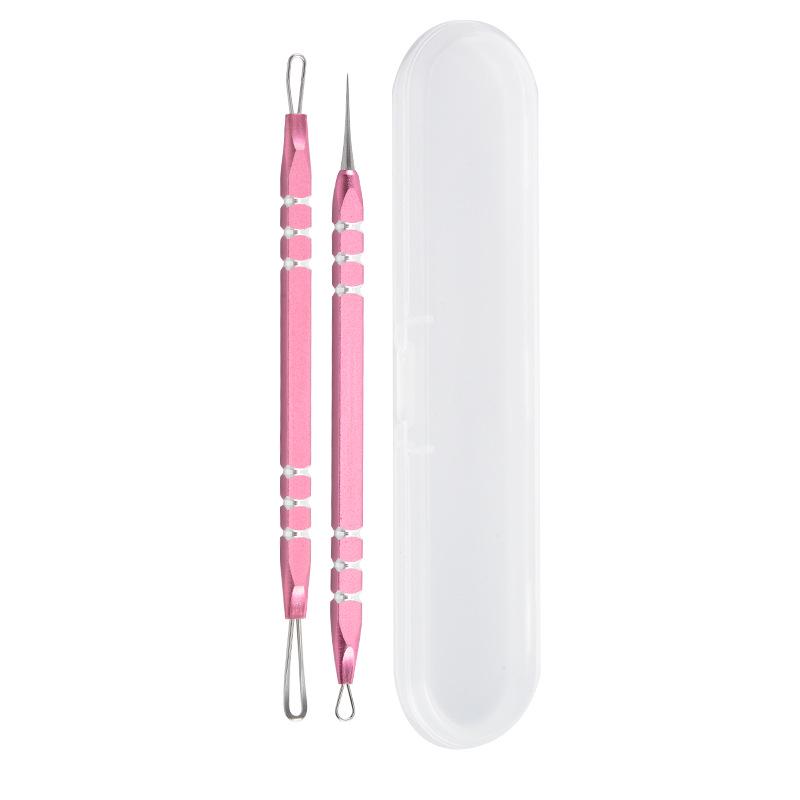 Double-Ended Multi-Color Aluminum Blackhead & Acne Extractor Needle