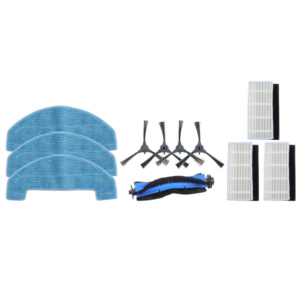 3-In-1 Replacement Loorow AT800 Parts Home Cleaning Side Brush For Corners Compatible With Loorow Effective Dirt Removal