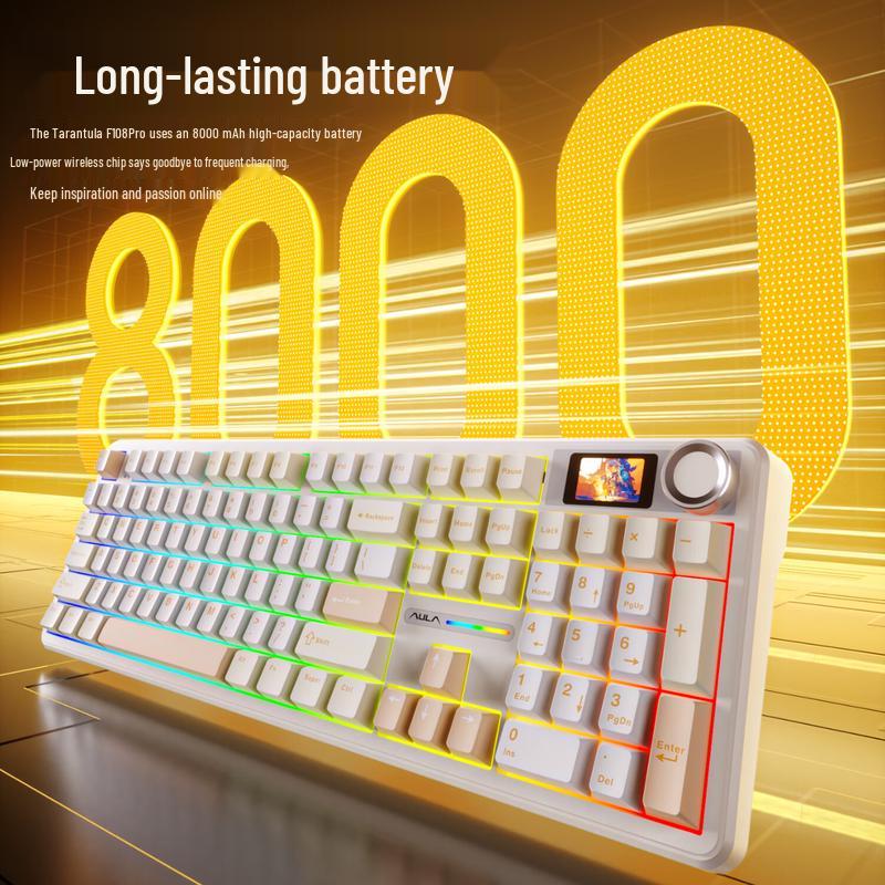AULA F108 Pro Tri-Mode Custom Mechanical Keyboard