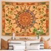 Ethnic Boho Mandala Sun Floral Tapestry Wall Hanging Polyester Decoration Boho Chic Spiritual Home Decor Art Print