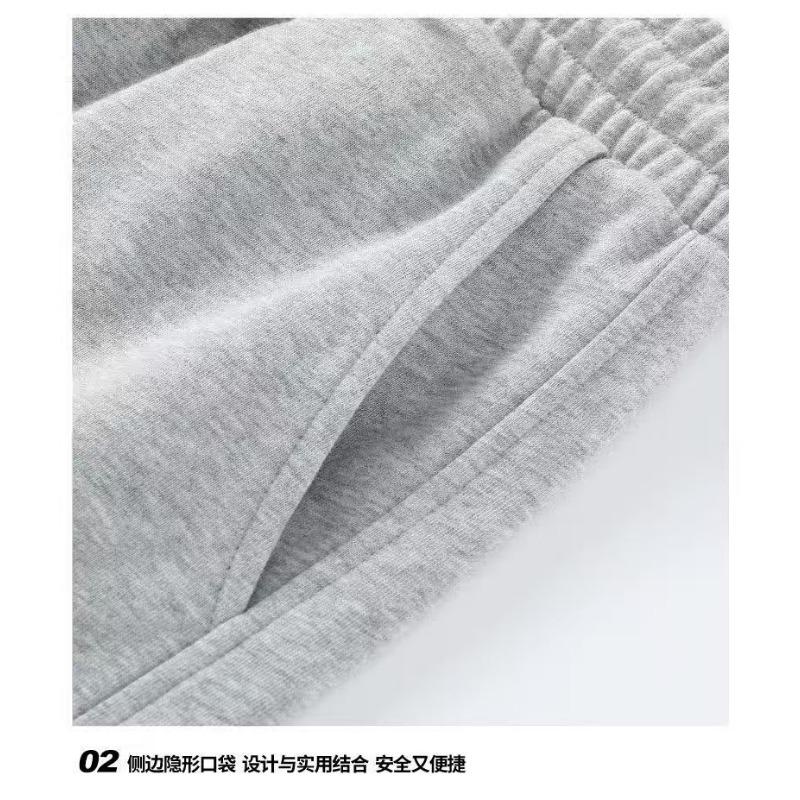 Sportlich Lässige Herren Herbst- und Winter-Samt Hohe Einfarbig Lockere und Vielseitige Warme Hose