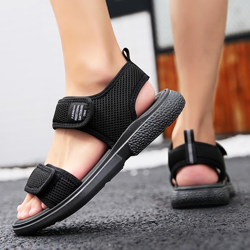 Summer Non-Slip Men's Sandals Casual Outdoor Soft-Soled Business Beach Shoes, Simple and Versatile Men's Shoes