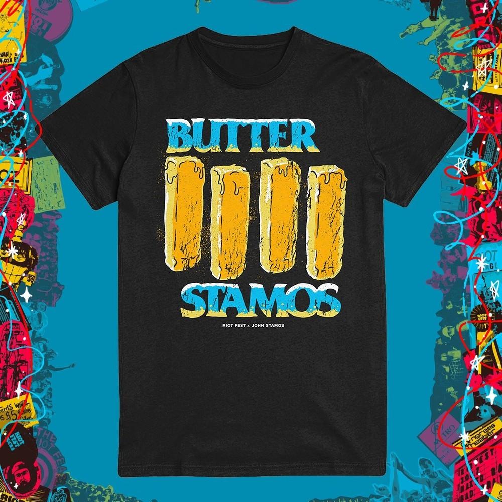 Butter Stamos Riot Fest and Joh Stamos Merch, reprint T Shirt Unisex T-Shirt XXXL