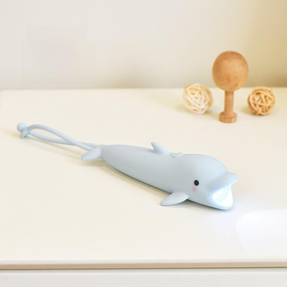 Animal Silicone Flashlight Night Light For Kids Portable Rechargeable Led Child Toy