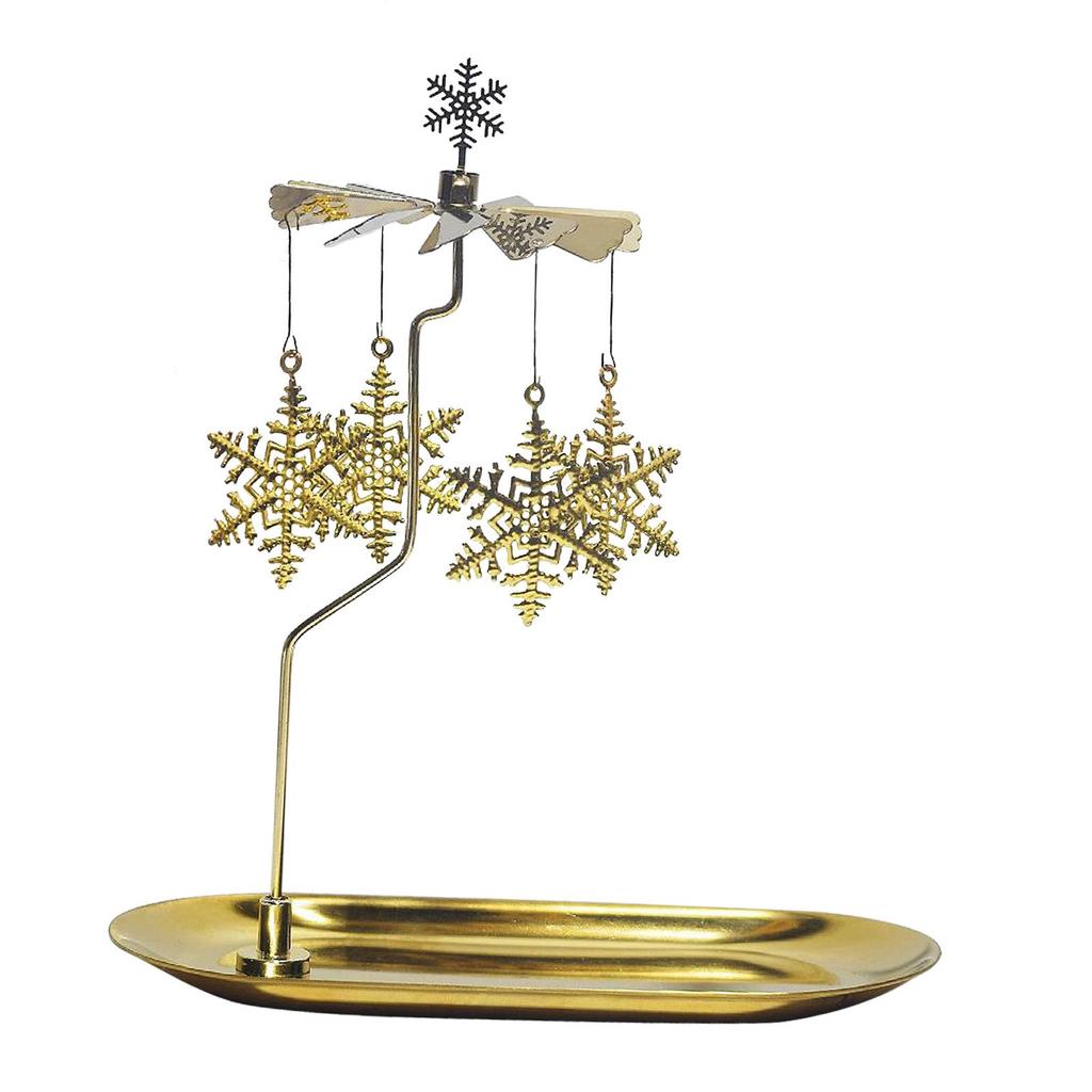 Rotary Tea Light Candle Holder Carousel Scandinavian Designed Romantic Candlestick for Wedding Holiday Favor Xmas Party