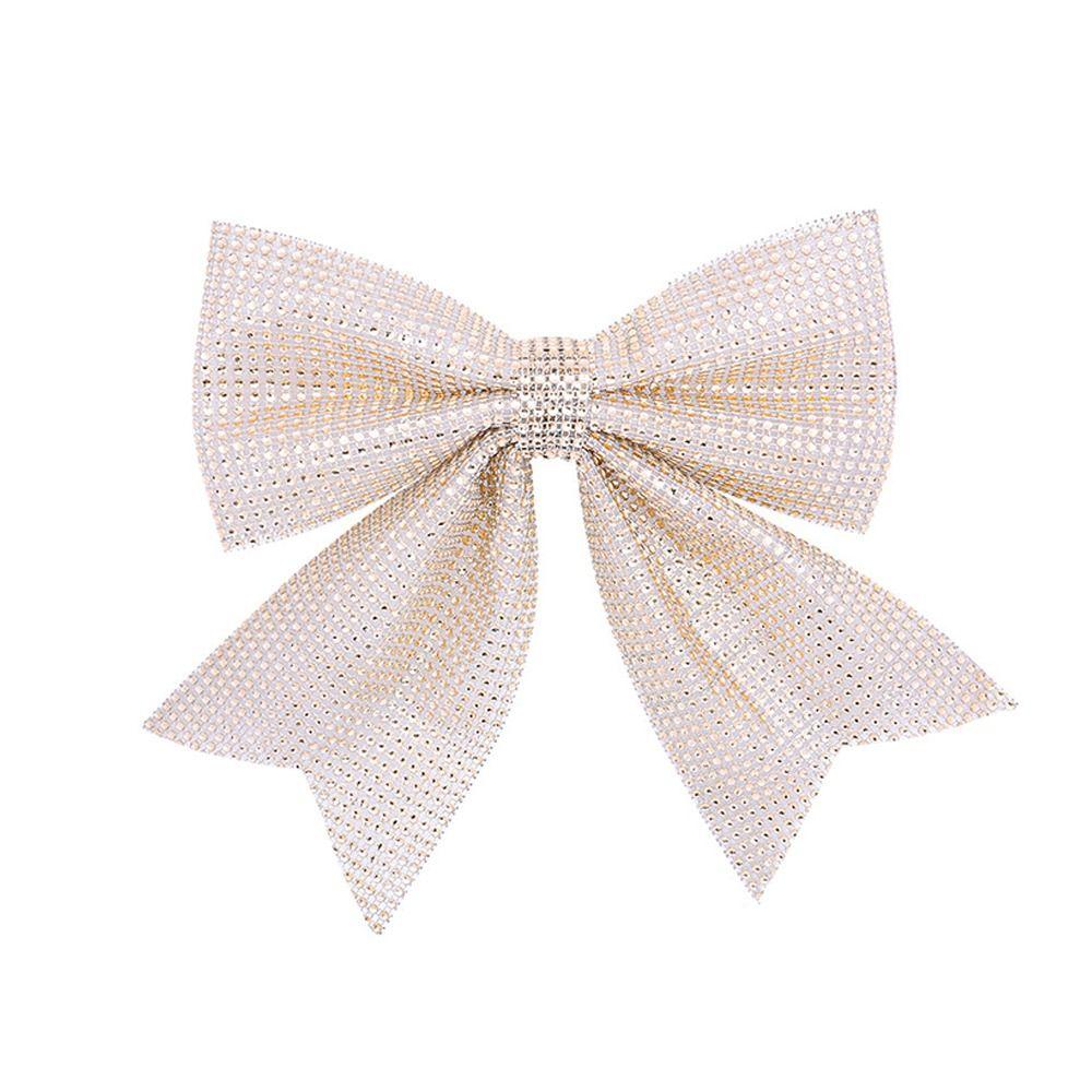 Exquisite Large Bow Pendant Cloth Christmas Tree Pendant  Home Decor