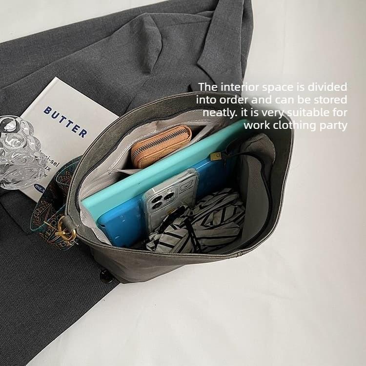 Vintage Ladies Large Capacity Shoulder Crossbody Bag