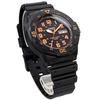 Casio Standard Quartz Wristwatch MRW-200H-4BV Mens BlackOrange Overseas Model