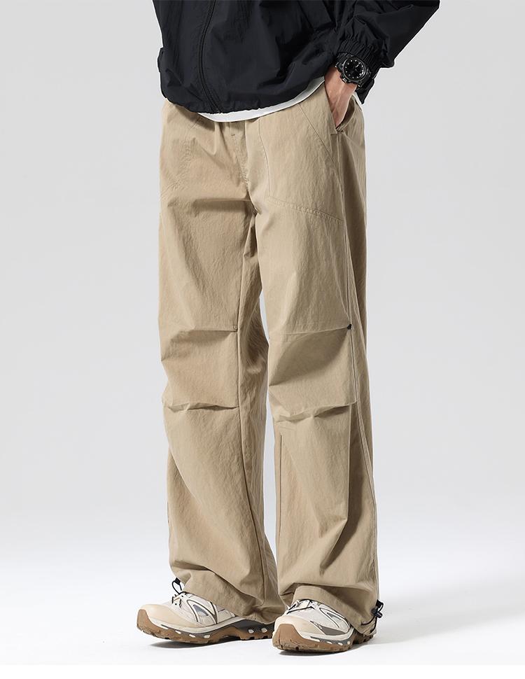 Outdoor Sports Workwear, Paratrooper Pants, Straight Leg Pants, Men's Casual Pants