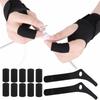 Ergonomic Design Crochet Glove Sets Adjustable Gym Sports Wristband Wrist Support Brace Crocheters