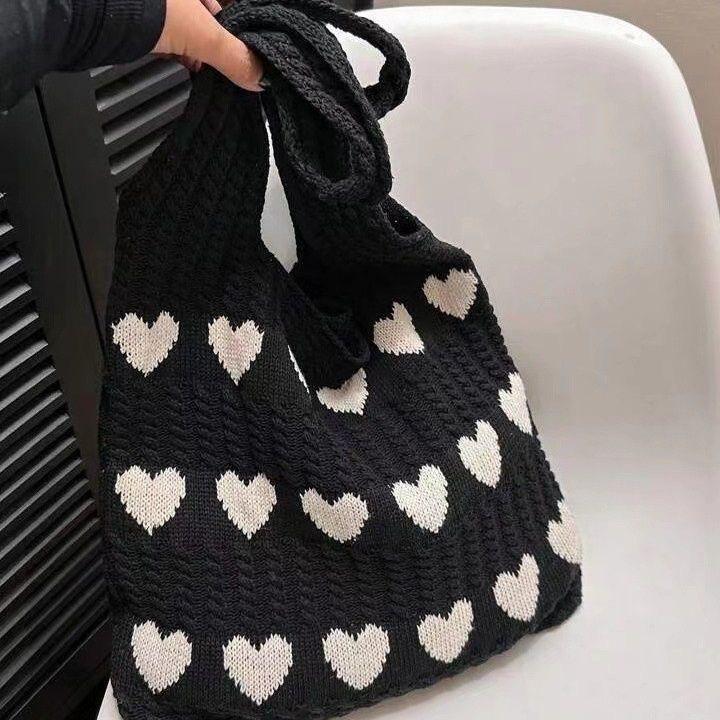 Large capacity tote bag woven bag summer shoulder bag women's hand-woven bag new holiday beach bag