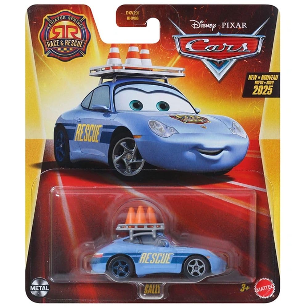 Mattel Disney Cars 2025 Scale Diecast Radiator Springs Race Rescue Sally 155 &