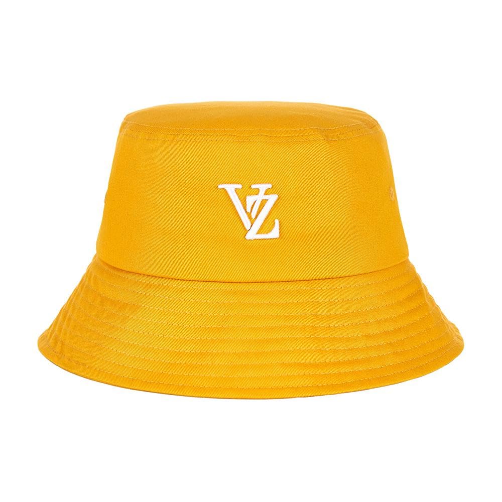 3D Monogram Color Bucket Hat Yellow [VARZAR]