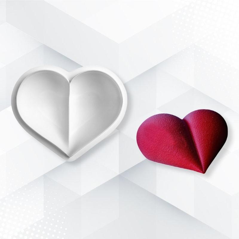 Bowtie Heart Silicone Candle Molds Silicone Soap Molds for Candle Soap Fondant Chocolate Molds Cake Molds Baking Tool