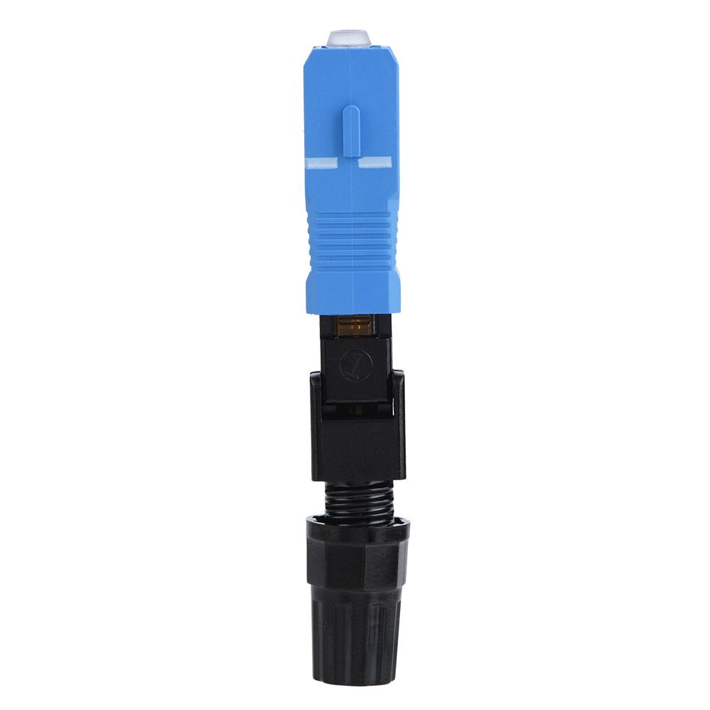 100pcs SC Single Mode Fiber Optic Quick Fast Embedded Connector Connecting Adapter for FTTH
