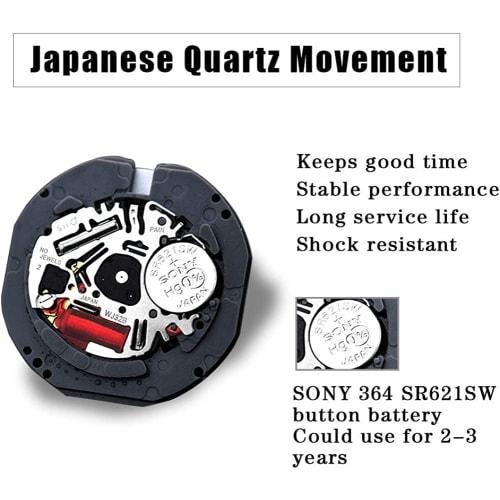 OLEVS Women's Ultra-Thin Wristwatch, Nurse Watch with Second Hand, 12/24 Hour Display, Easy-to-Read Silicone Band, Fashionable Watch for Women (Blue S