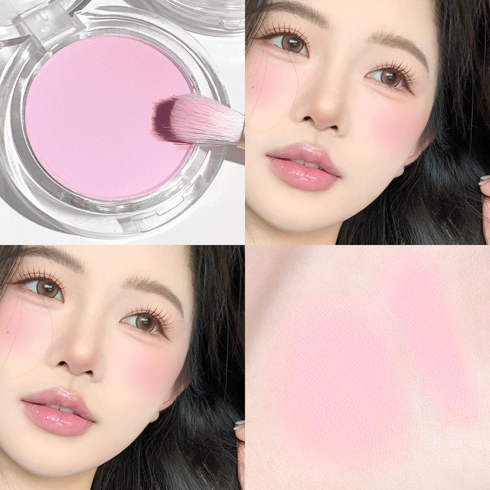 HISYI Nude Makeup Blush & Highlighter: Fine Shimmer Matte Contour & Eyeshadow