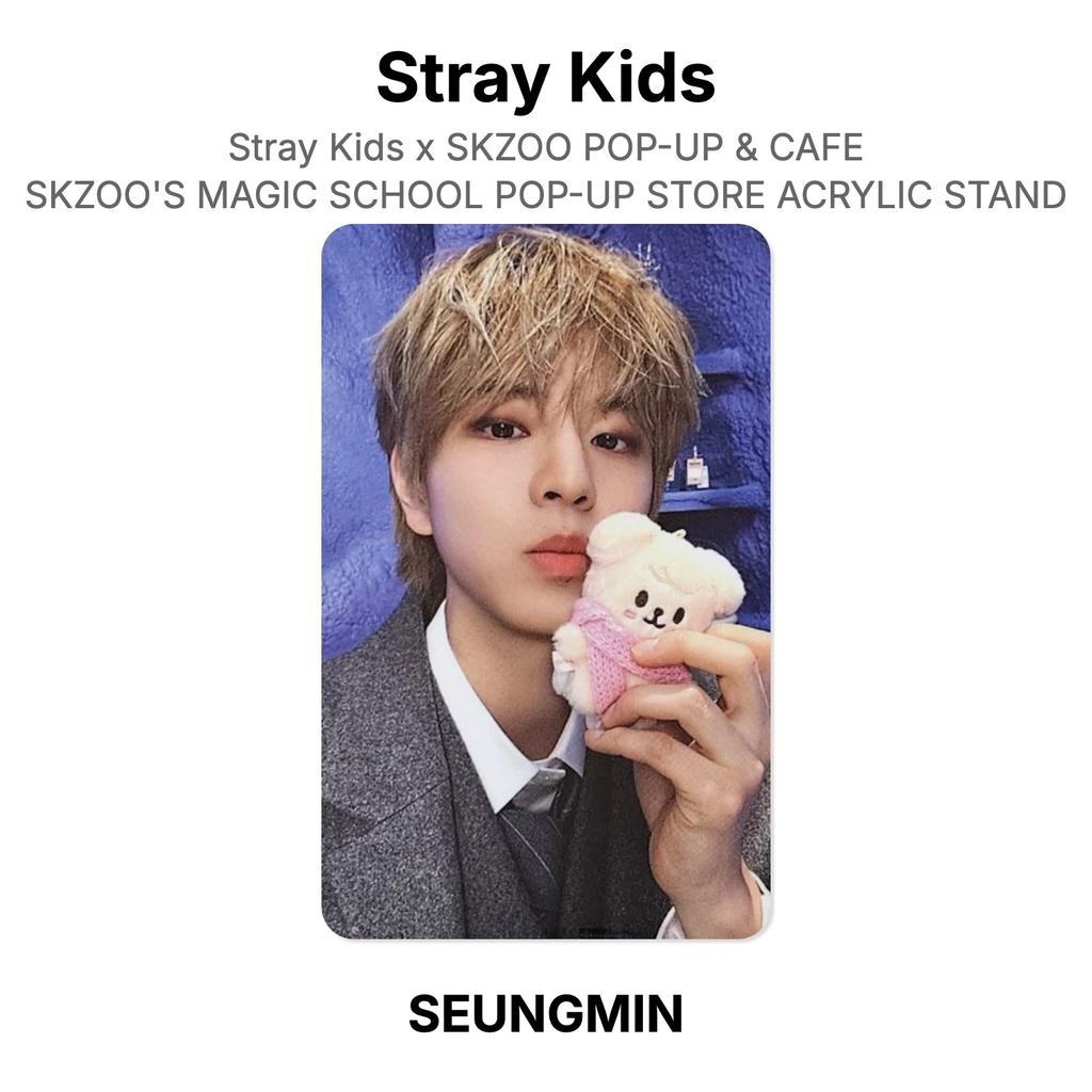 Stray Kids X SKZOO POP-UP & CAFE SKZOO'S MAGIC SCHOOL POP-UP STORE ACRYLIC STAND Official Photocard