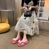Fashion New Slippers for Women Fashion Versatile Outdoor Bowknot Flip-flops Thick Soled Anti Slip Casual Shoes for Women