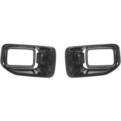 2X Carbon Fiber Fog Light Cover For Ford F150 2015-2020