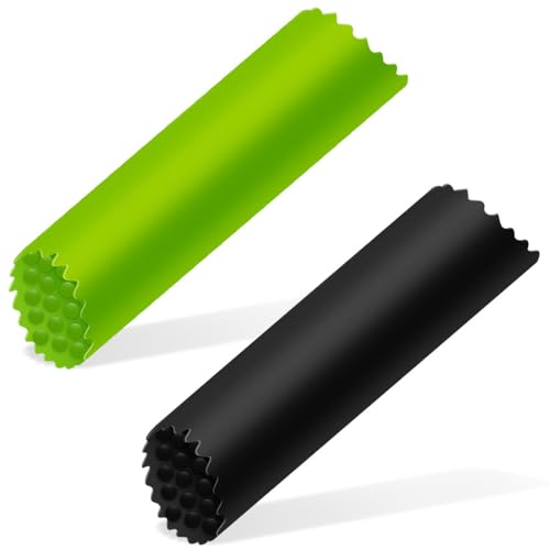 Silicone Garlic Peeler Roller Tube with Creative Bump Texture for Hands-Free Odorless Skin Removal Food Grade Flexible Garlic Remover Tool In Green