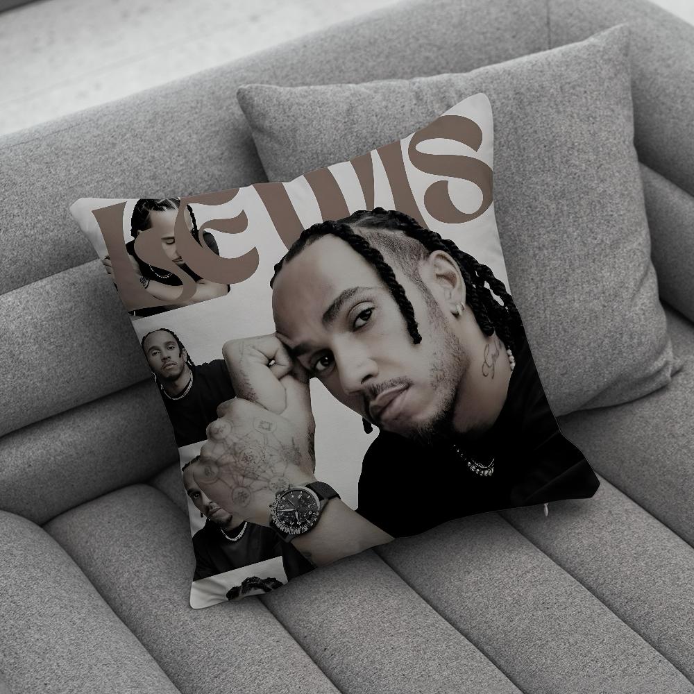 L-Lewis H-Hamiltons-S F1 44 Pillow Case Soft Cushion Cases For Farmhouse Sofa Decor Home Decorations And Protector