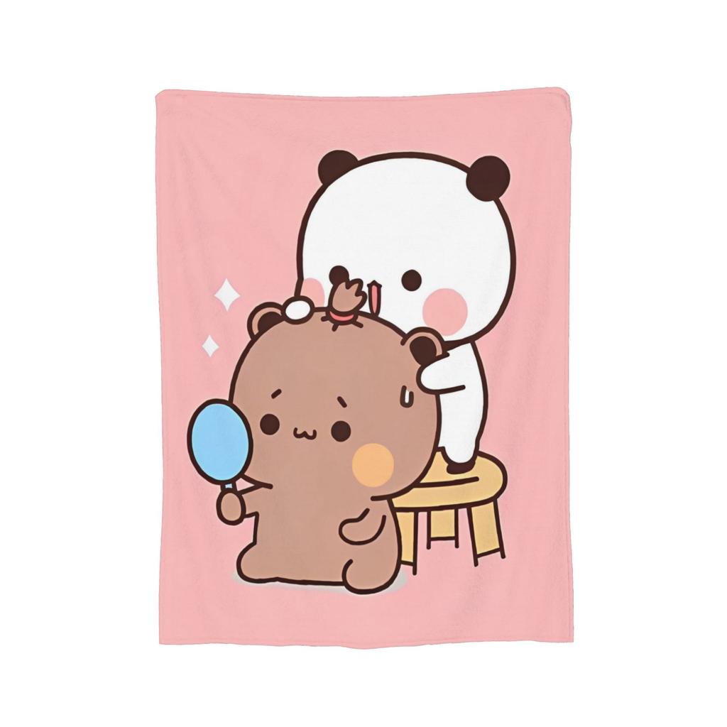 Cute Bubu And Dudu Blankets Fleece  Soft Throw Blanket For Bed Bedspread