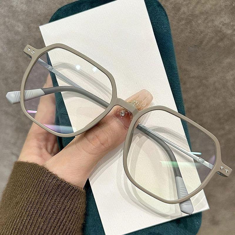 New Retro Frosted Frame Myopia Glasses Fashion Square Frame Anti Blue Light Glasses Optical Prescription Eyeglasses 0 To -4.0