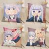 1Pc Anime A-Aharen-San Wa Hakarenai Pillow Case Fashion Square Pillowcase Bedroom Sofa Room Ins Decoration Leisure