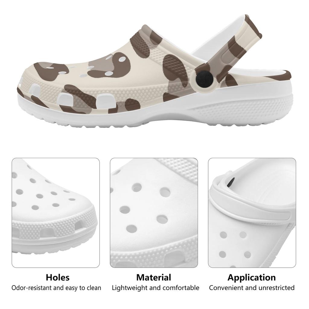 Colorful Printed EVA Clogs Sandals Unisex Breathable Lightweight Slip On Casual Shoes Lightweight Summer Footwear Daily Wear