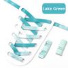 1 Pair Magnetic Lock Shoelaces for Sneaker Rainbow Gradient Flat Elastic Shoelace Adults Kids No Tie Shoe Laces Shoe Accessories