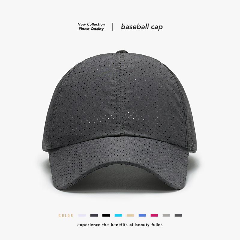 Sun Hat UV Protection Quick-dry Fishing Baseball Cap Long Visor Sun Protection Hat Plain Perforated Outdoor Breathable