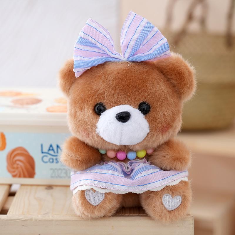 Kawaii Chain Skirt Bear Plush Keychain Doll