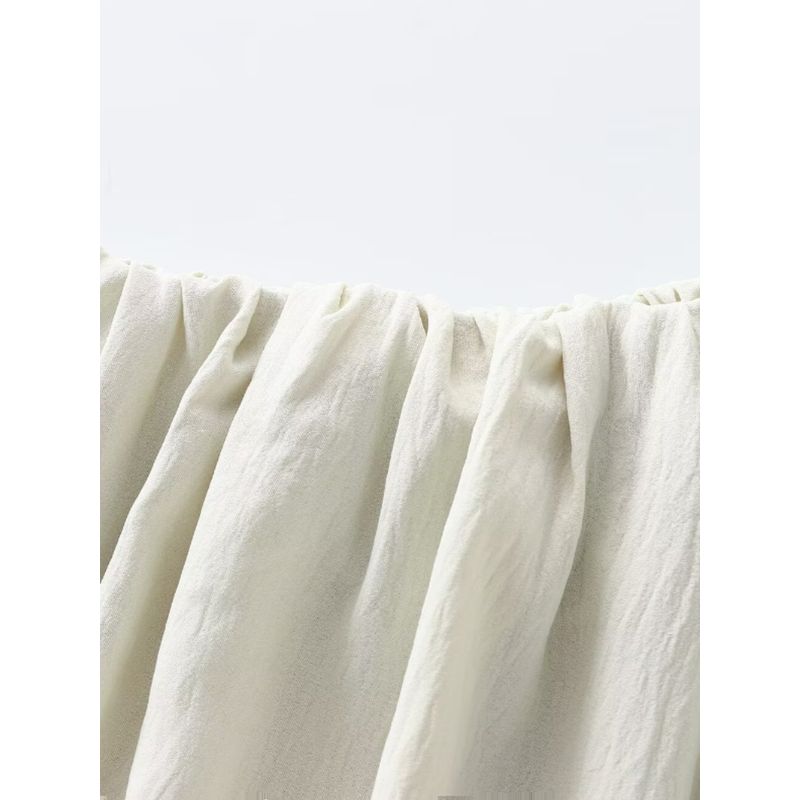 Kaslead New Arrival Women's Clothing Fashion Style Fashion Casual Asymmetric Neckline Midi Skirt Dress 0264067