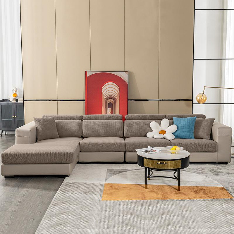 Levivei Jacquard Sofa Seat Cushion Cover Funiture Protector Couch Covers For Sofas Anti-Dust Removable Seat Slipcover Kids Pets