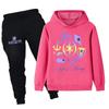 PB1314 Multi-color Kids Girls KATSEYE Print Long Sleeves Hoodie Pants Trousers Sets