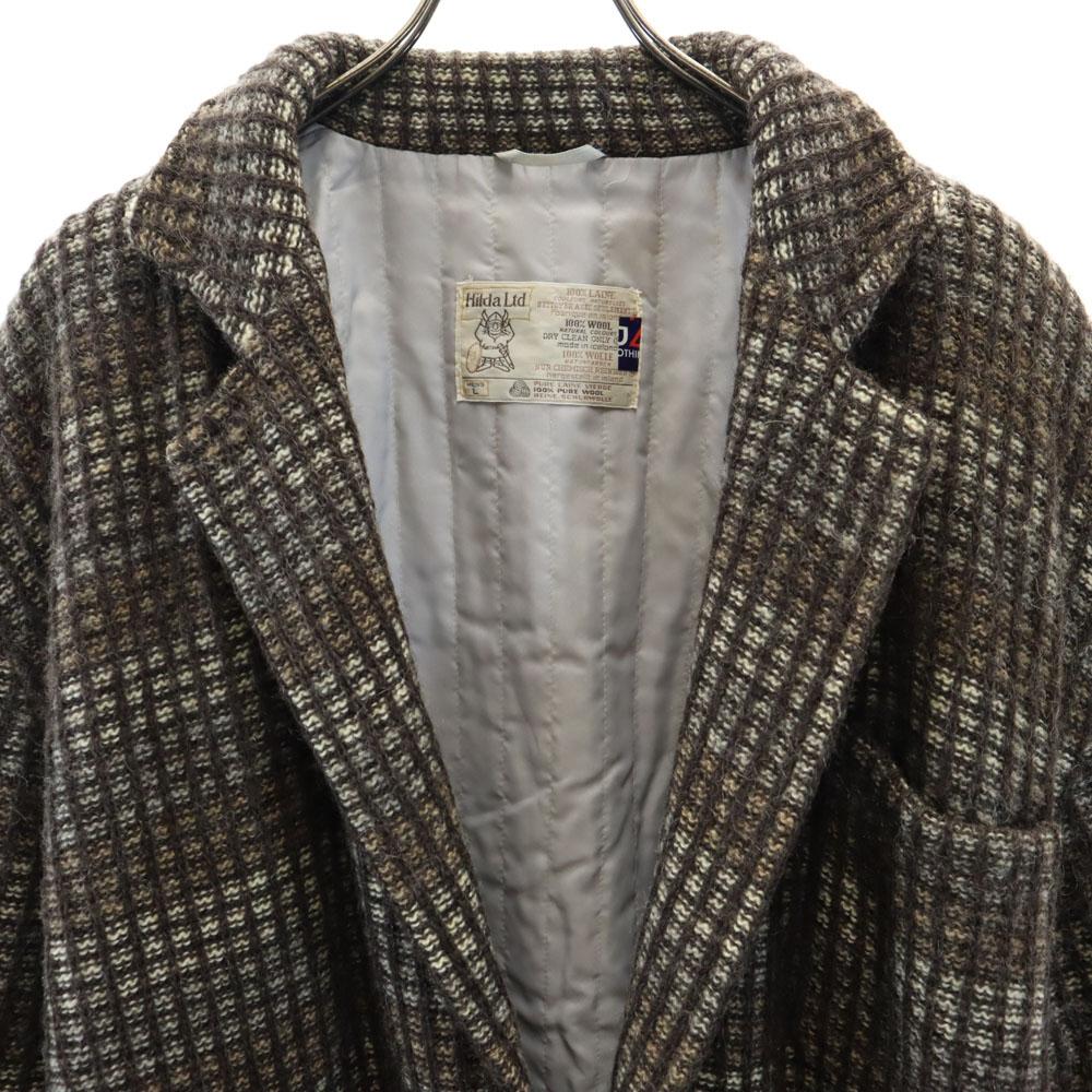 Hilda Ltd 80er Jahre Hergestellt in Island, Vintage, Japanischer Standardstrick Blazer Herren Gebraucht