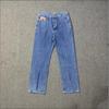 Corteiz Devil Island Streetwear Embroidered Star Jeans Set Casual Denim Outfit Teens
