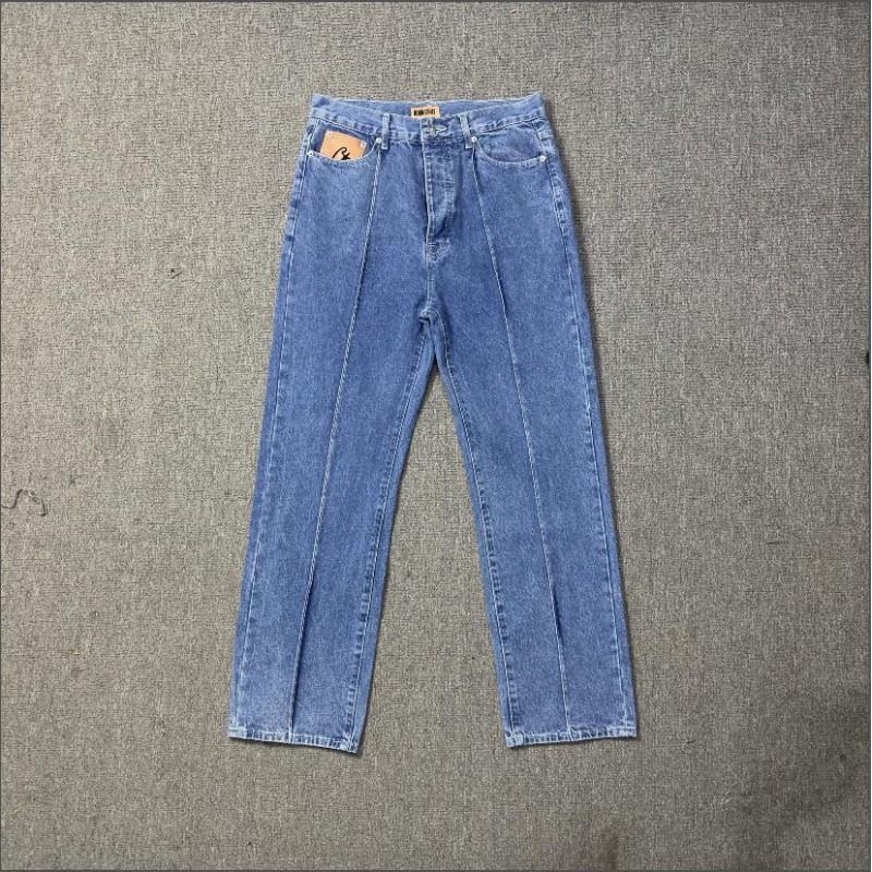 Corteiz Devil Island Streetwear Embroidered Star Jeans Set Casual Denim Outfit Teens