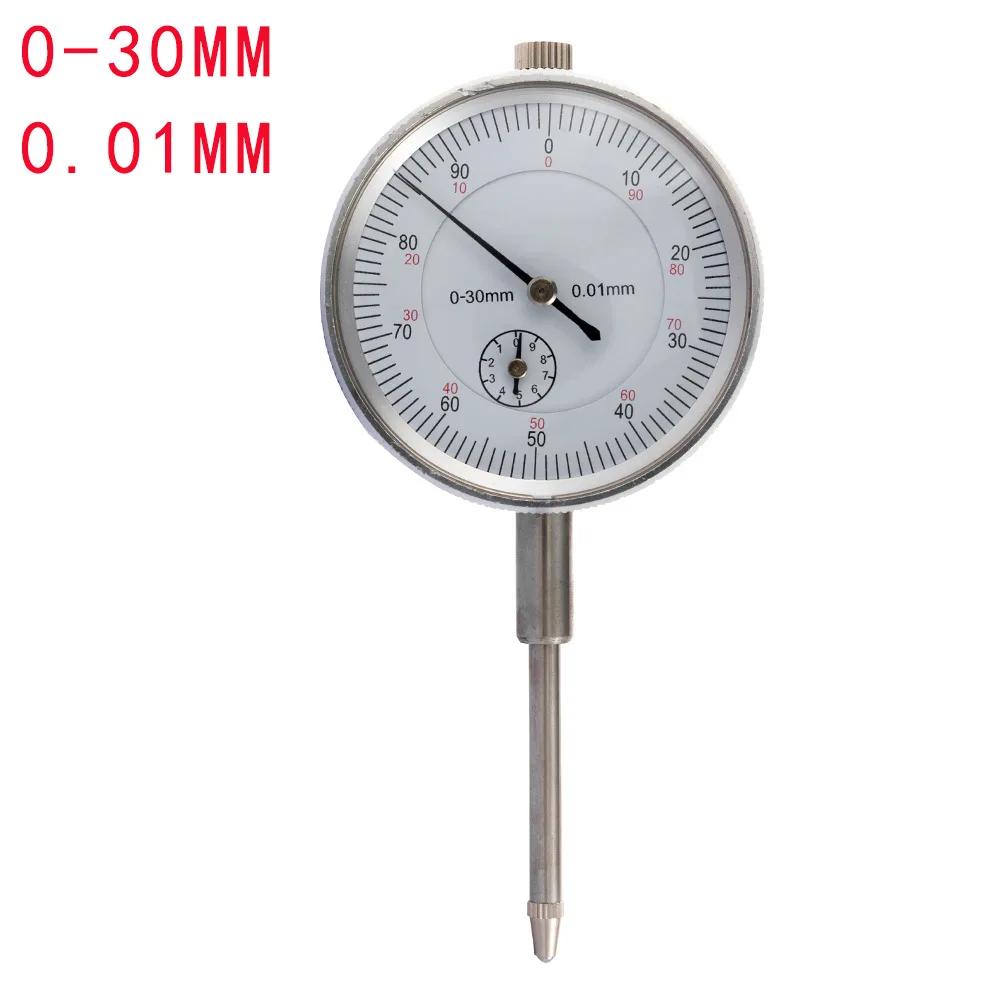 High Quality 0-10/25/30MM 0.01mm High Precision Durable Dial Indicator Gauge Mechanical Pointer Type