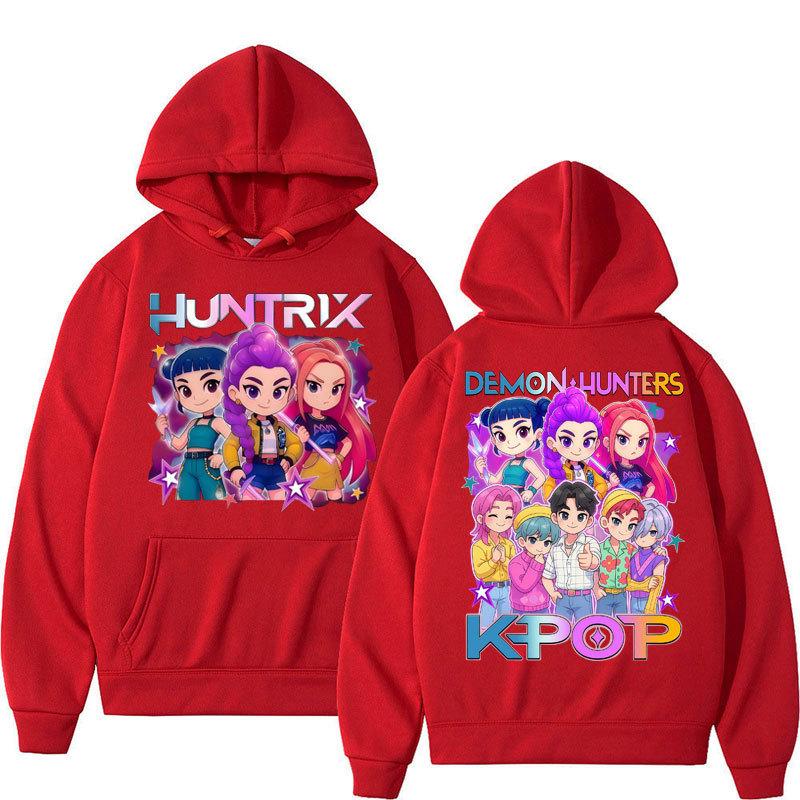 Unisex Hoodies & Sweatshirts KPop Anime Demon Hunters Fashion Popular Hoodies