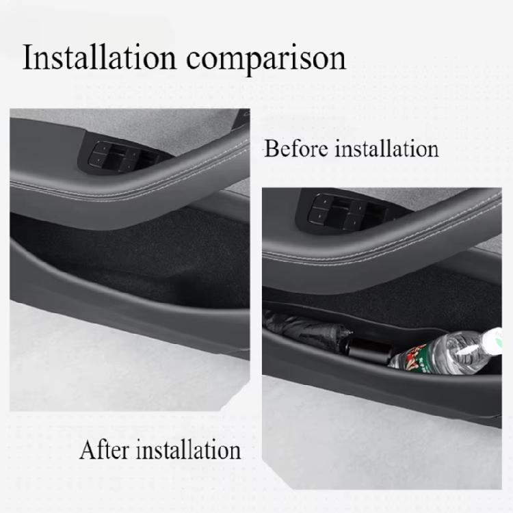 Car Door Storage Tray Set High Capacity Design Weather Resistant Auto Interior Organizers for Automotives Juniper 2025