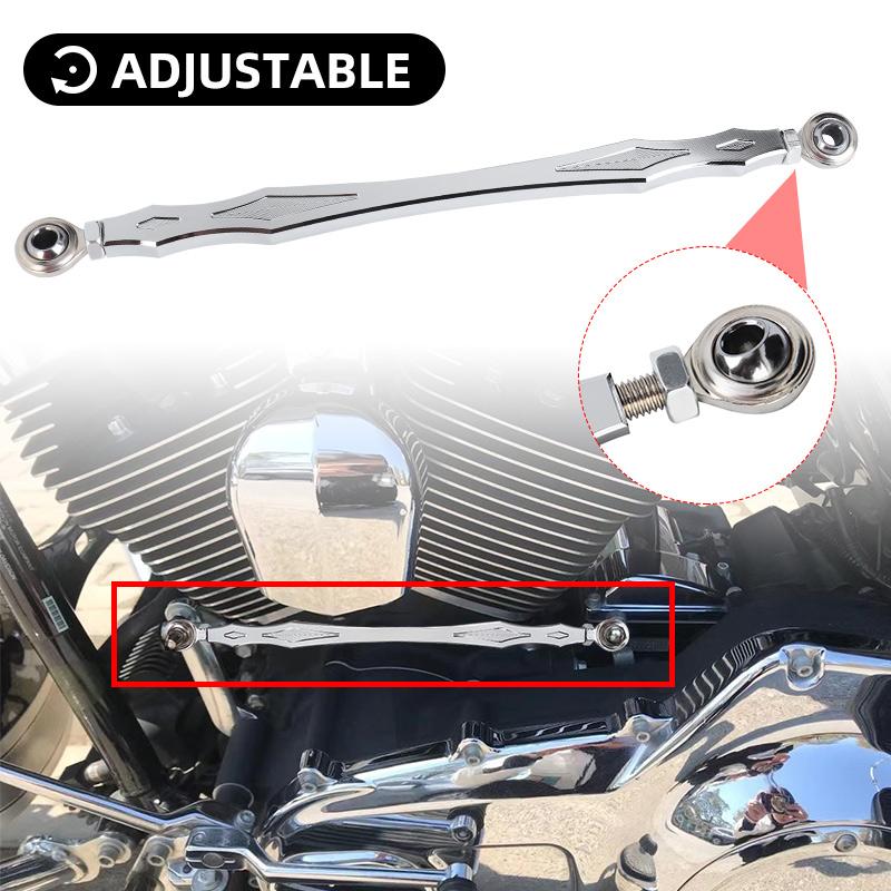 Motorcycle Chrome Gear Shift Linkage Lever Shifter 320mm For Harley Touring Road King Glide Breakout Softail Fat Boy 97-22