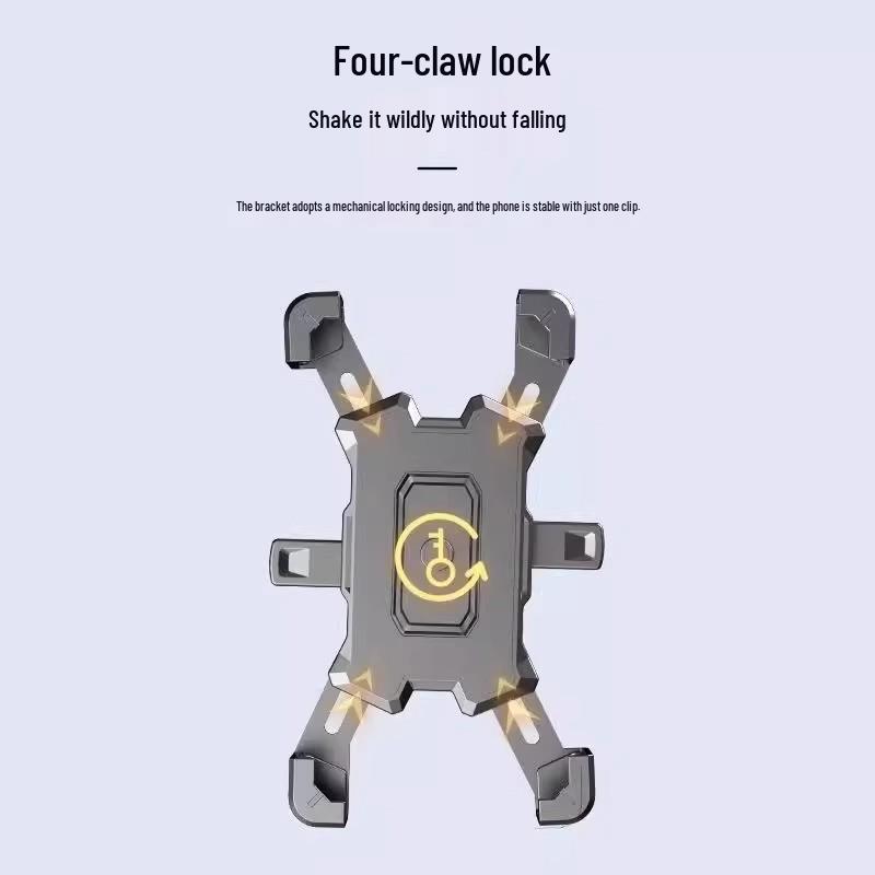Electric Vehicle Universal Phone Holder – Shock-Absorbing Mount for Riders and Cyclists