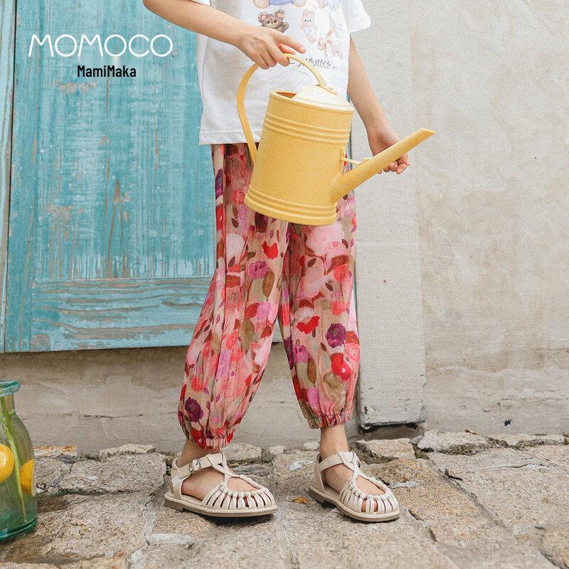 MOMOCO Girls' Floral Print Long Pants