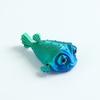 Simulation Of Marine Animals New 3D Printing Cute Puffer Fish Toys Joints Movable Simulation Eyes Kids Toy Gifts Home Decoration