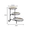 3 Tier Serving Tray Cupcake Stand Detachable Snack Storage Dessert Plate Restaurant