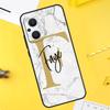 PERSONALIZED CUSTOM MARBLE NAME Case For OPPO Reno 7 Reno 10 Pro 4 5 6 8 Lite 8T 4Z 5Z OPPO Find X6 X5 Pro X2 X3 Neo Cover