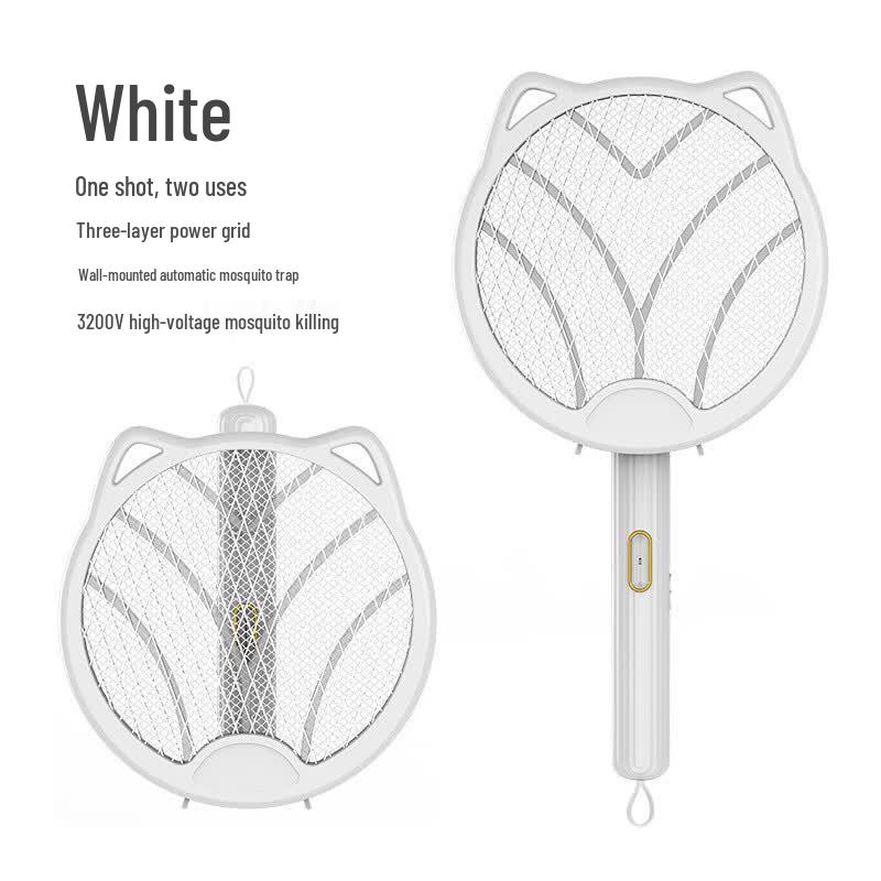 LISM 4-in-1 Foldable Rechargeable Electric Mosquito Swatter