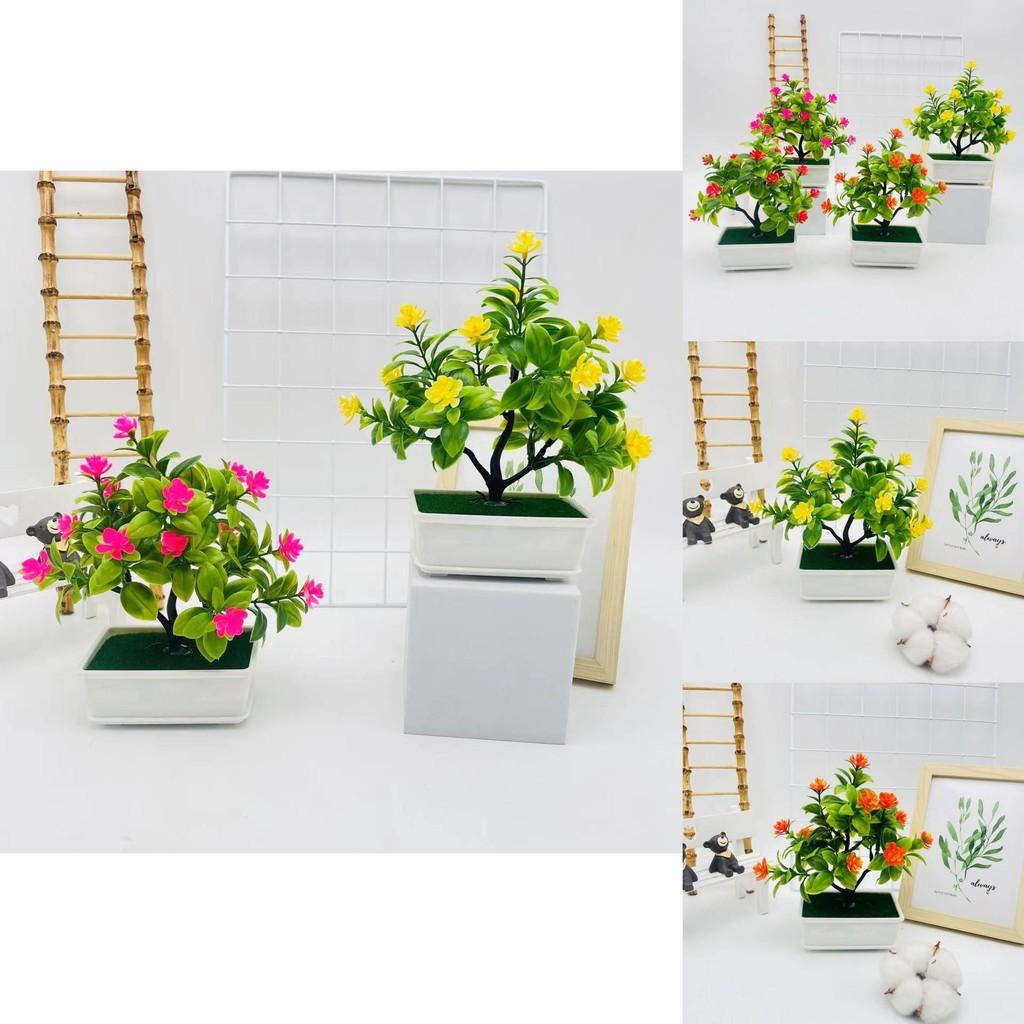 Artificial Camellia Sasanqua Tree Plant Decor For Living Room And Balcony Displays